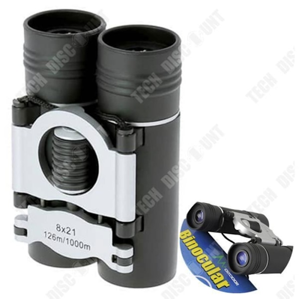 TD® Par naturvandringskikare panoramasikte zoomlinser långsikte teleskopgummi svartvitt hög precision