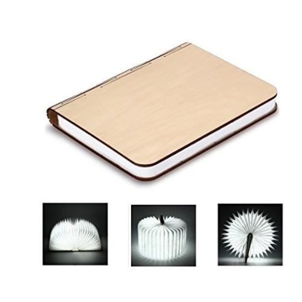 Vikbar LED Book Light Book Light 1600mAh 8 timmar Batteritid Magnetisk USB Uppladdningsbar Dekor Skrivbord / Bord / Magnetlampa