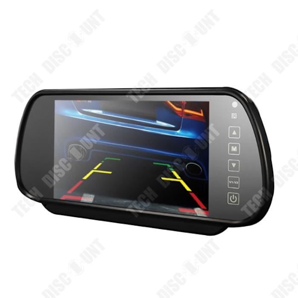 TD® 7" LCD TFT Bakkamera Monitor Spejl Bakkamera Trådløs til Bil Automatisk høj opløsning