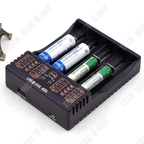 TD® Uppladdningsbart litiumbatteri husbil 12V blackdecker avtagbara värmehandskar cylindrisk järnfosfat LED-lampa