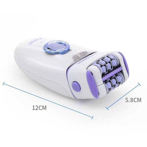 TD® elektrisk epilator för kvinnor multifunktionell rakapparat ansiktstrimmer baddräkt bikini laddningsbar armhåla armkropp led 3 IN 1
