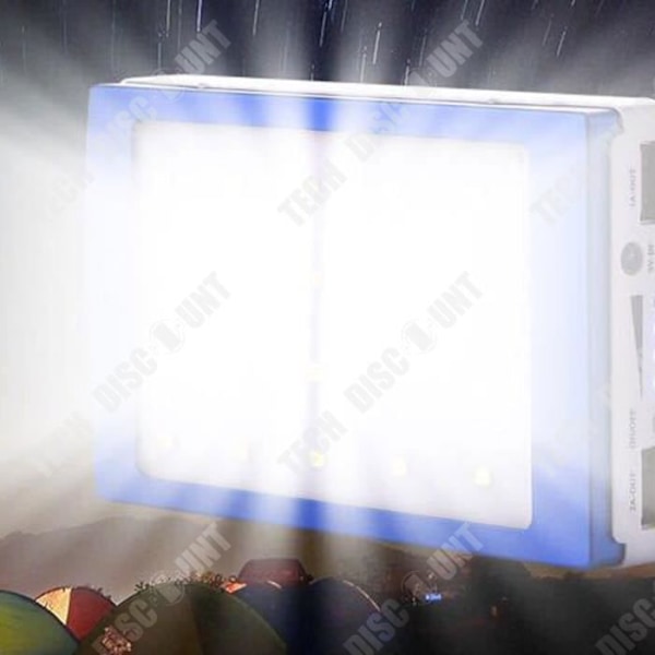 Solenergi bank - TD® - 20000 mAh - Vandtæt - LED - Bærbar