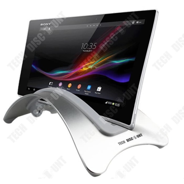 Support plat TD® - Base / support af tablet - 11*26mm - Skridsikre - Bølget design - Aluminium pengar
