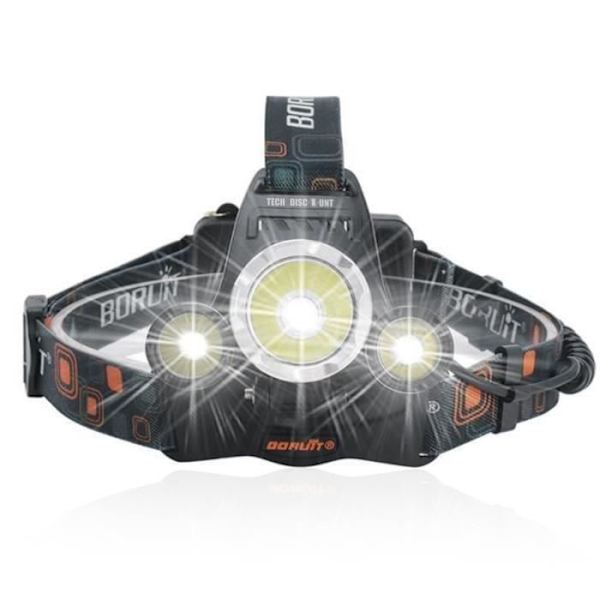 TD® Hovedlampe LED-pærer med 3 pærer - Batterier og USB-kabel - Super lysstærk og holdbar