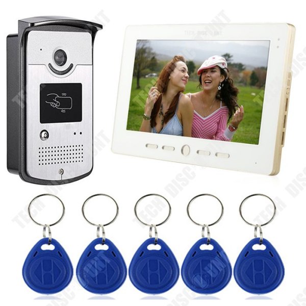TD® Visual Intercom HD Dörrklocka Vattentät Digital Smart Visual Intercom Videotelefon Dörrtelefon