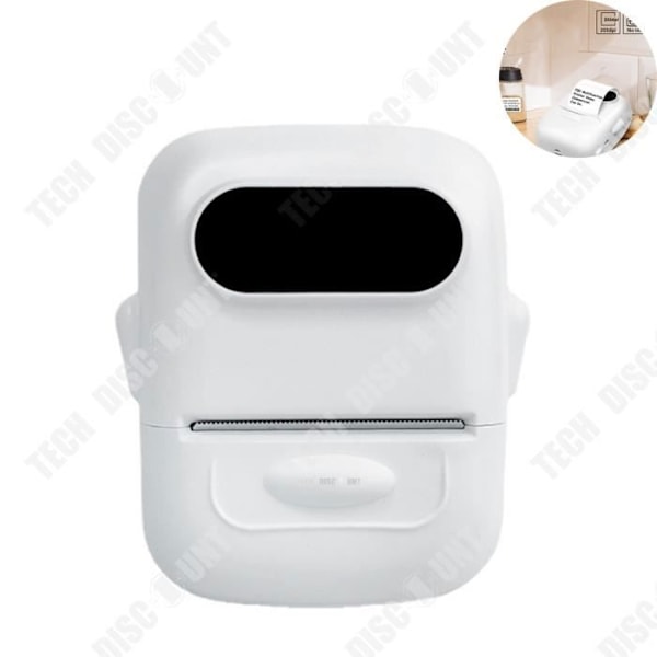 TD® Ménage mini lämpö-tulostin matkapuhelin bluetooth kannettava pieni itsekiinnittyvä etikettitulostin