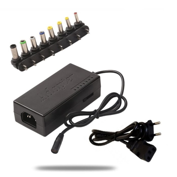 TD® datoradapter 12-24V justerbar 96W multifunktionell nätadapter för bärbar dator