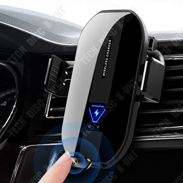 TD® Langaton nopea laturiautoille Automaattisesti avautuva/sulkeutuva tuuletusaukkoon kiinnitettävä puhelinpidike
