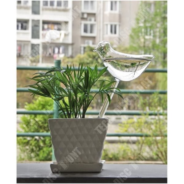 TD® flerdagars bevattningsfåglar vattenkanna växter utomhus inomhus trädgård handblåst glas lätt att använda