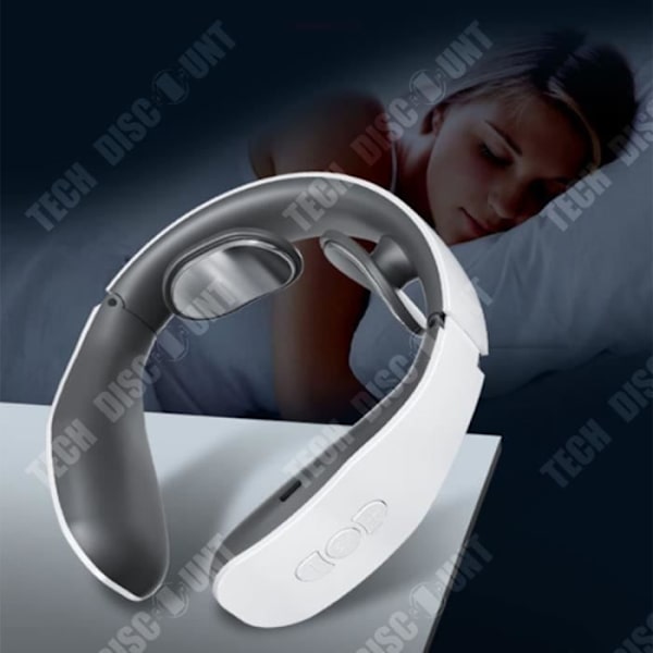 TD® Cervikalmassageapparat, elektromagnetisk puls, nakkestøtte og nakke, multifunktionel massager til skuldre, nakke og c