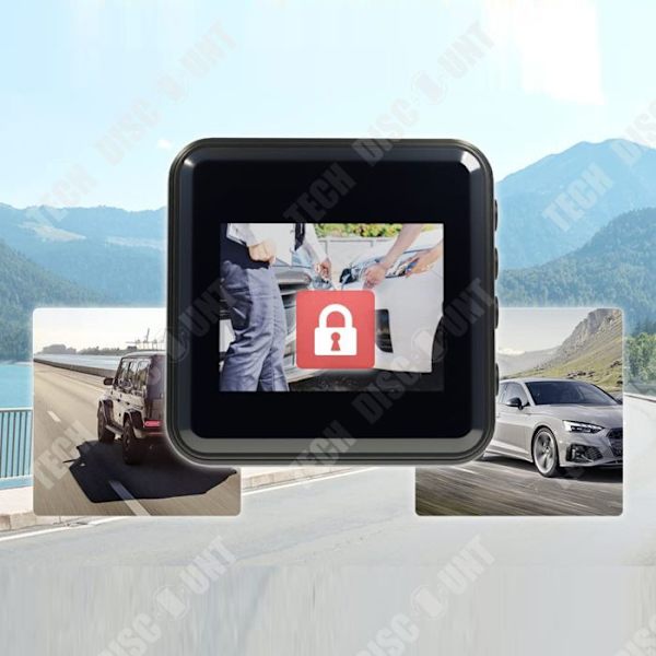 TD® Yövision 1080P kaksilinsseillä eteen ja taakse auton videotarkkailuun