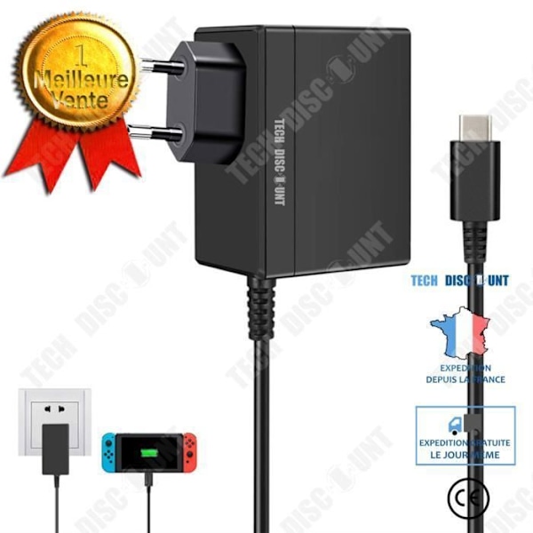 TD® Oplader til switch 15V2.6A switch host oplader host strøm switch oplader host