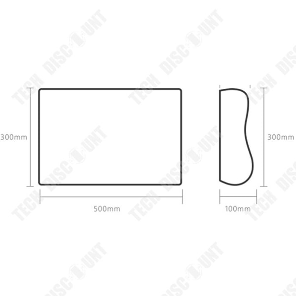TD® Memory Foam Nackkudde Ergonomisk Nackskudde Sömnkudde för Side Sleeper