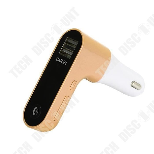 TD® Auton FM-lähetin - Langaton Bluetooth-autosoitin - FM-radio & USB AUX-lähetin-laturi