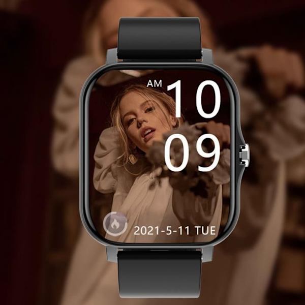 Touch Screen Smart Watch Sport Vattentät Multifunktion Kroppsdetektion Bluetooth Call Dynamic Smartwatch