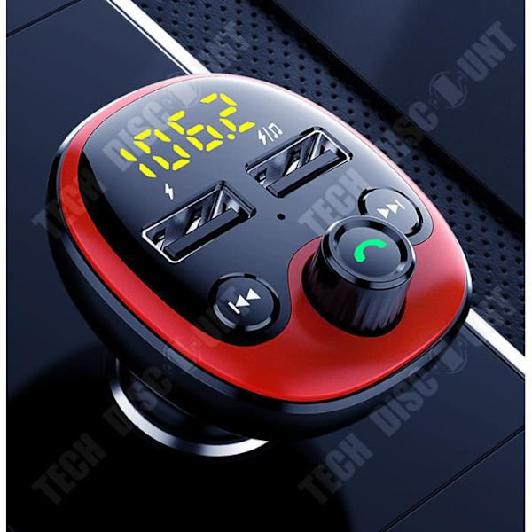 TD® Bluetooth MP3 bil uden tab af lydkvalitet Multifunktionel biloplader til håndfri sender169