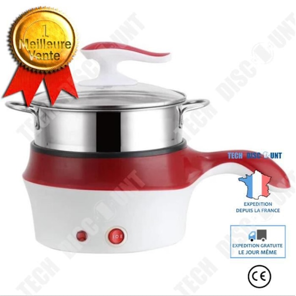 TD® Elektrisk pande med non-stick bund i rustfrit stål Lille multifunktionel elektrisk pande