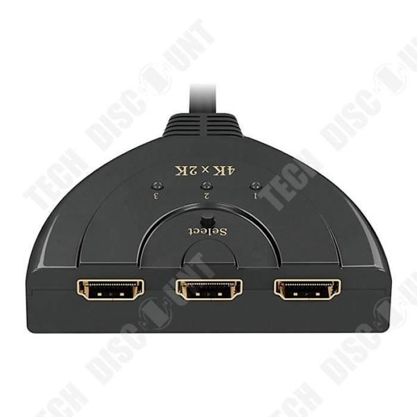 TD® HDMI-switcher 3 porte flere opløsninger op til 4k smukke farver HDTV multiple kildevalg HDMI-porte