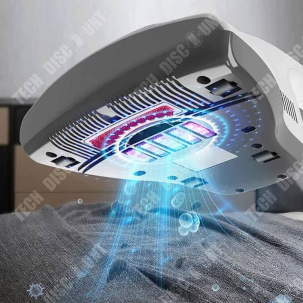 TD® Instrument modstandsdygtig mod støvmider til lille husholdningsseng med ultraviolet steriliseringsstøvsuger, der opsamler hår og støv.