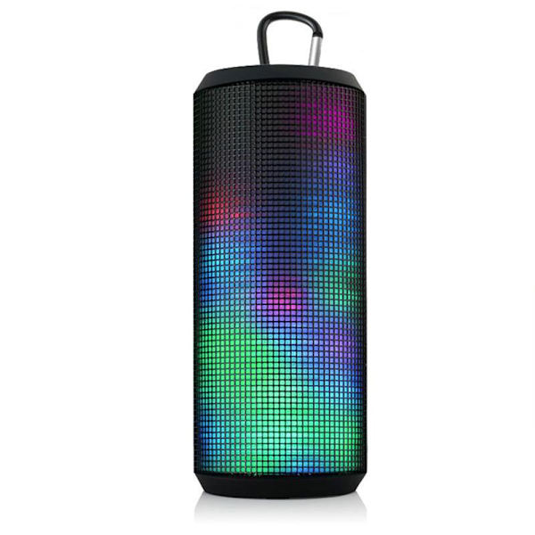 Bluetooth-kaiutin - T900mini - Kiiltävän punainen - Valovaikutus - 8W - Langaton Strålande röd