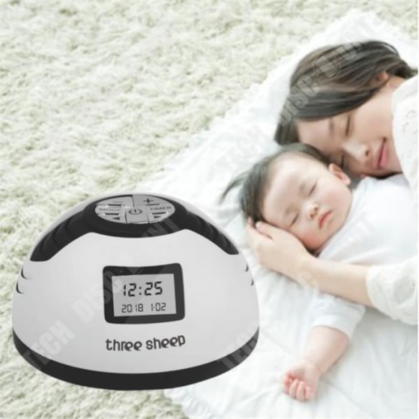TD® White Noise Machine Music Sync Sleep Sound Device LED Display Sleep Detector Sleep Relaxation