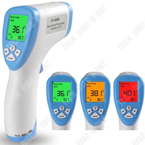 Infrarød pande termometer Menneskekrop termometer Kontaktløs termometer Hjem Temperatur pistol
