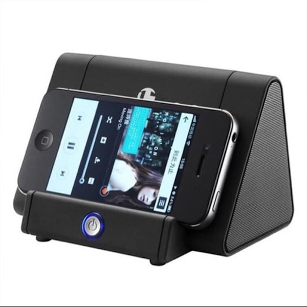 Bärbar högtalare - TD® - Vattentät - 3W - 6 timmars batteritid - USB och induktion