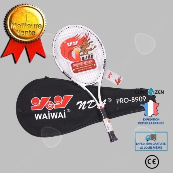 CONFO® 27 tum enkel tennisracket Solid träningsspel Dedikerad kolaluminium allt-i-ett tennisracket