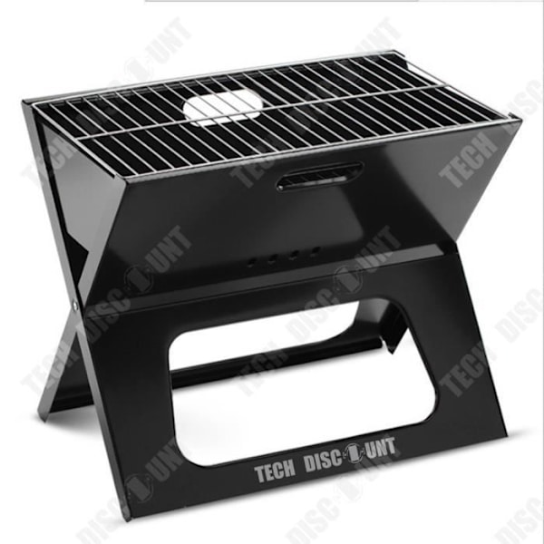 TD® X-formad utomhusgrill camping bärbar hopfällbar grill stor kapacitet kol trä multifunktionell solid grill pla