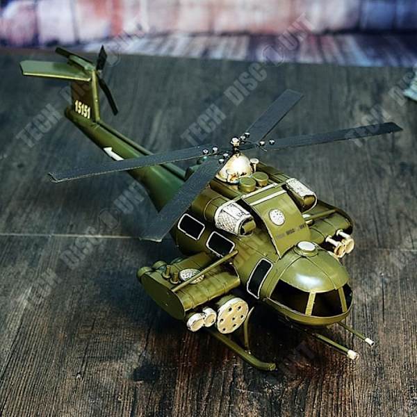 TD® model militærhelikopter legetøj retro kamp dreng arme missil fødselsdag udendørs indendørs fantasi pige