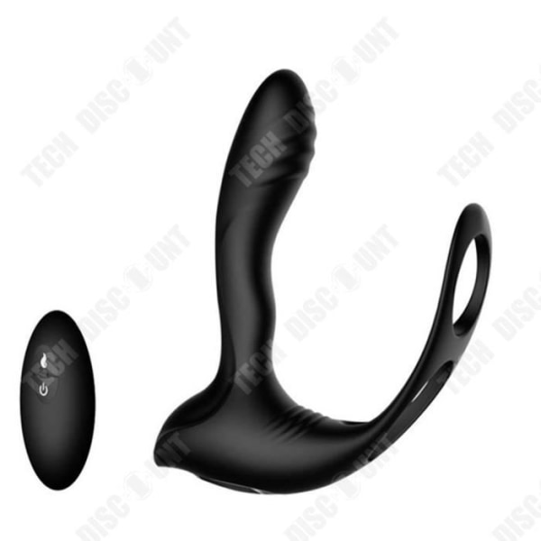 Analsexleksak - INGEN - 10-hastighets analvibrator - Prostatastimulering - Kiseldioxid - Svart