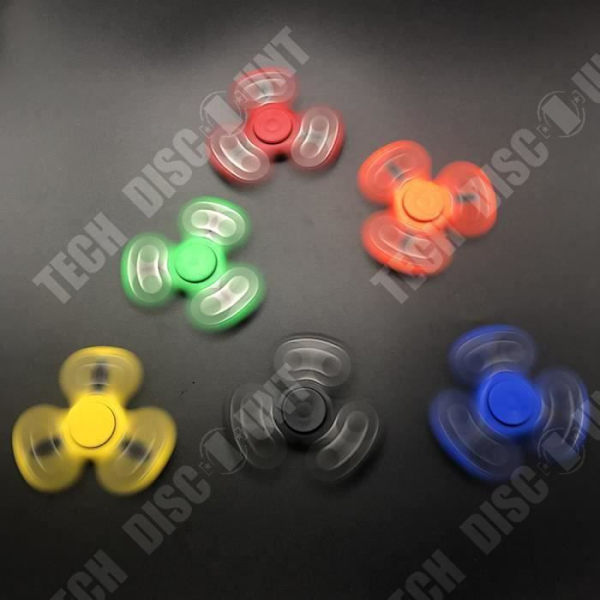 TD® Fidget Spinner Toy - Hand Spinner- Rostfritt stål Plast Tri-Spinner - Stress- och ångestlindrande leksak. Rosa