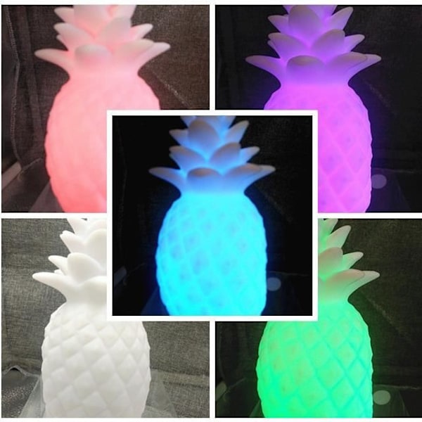 Nattelys - TD® - Ananas - 12,3 cm - Rosa - Moderne design Rosa