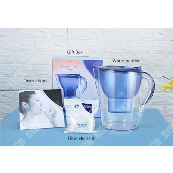 TD® Limestone brita filter karaff hydrofilter vattenfilter dricka dryck kaffe praktisk ergonomisk öppning