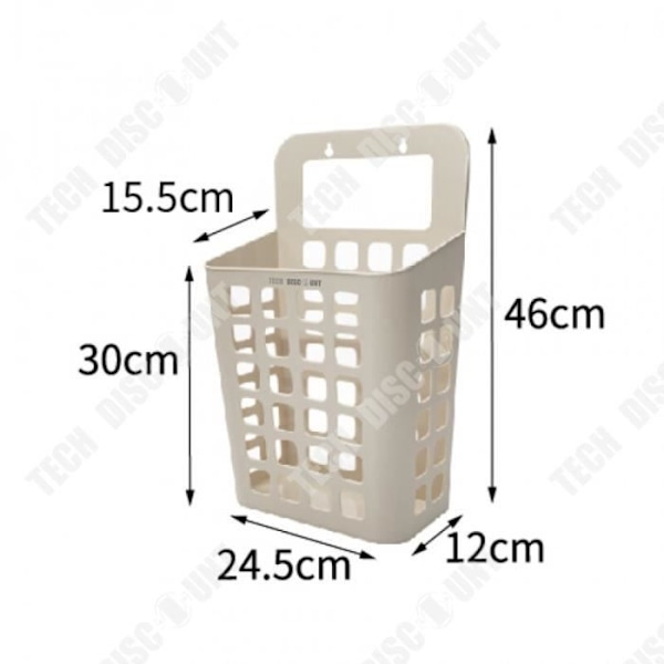TD® barntvättkorg vikbar plast baby bärbar smutspåse resetvättmaskin flicka pojke original hängande stor
