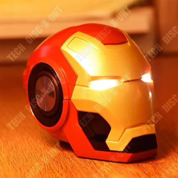 TD® Ny iron man bluetooth högtalare kreativ present trådlös bluetooth smart radio baskort mobiltelefon aud