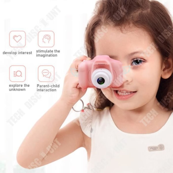 TD® Leksaker 3-6 år Flicka Kamera Barn Digitalkamera Barn Presenter Födelsedag Julklappar rosa