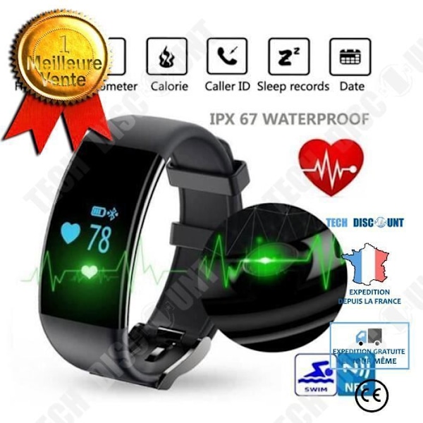 Smartwatch - TD - Smart Watch - Pedometer - Søvnmåler - Aktivitetsmonitor