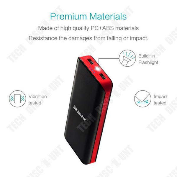 liikkuva teho TD® 20000MAH Nopea lataus molempiin suuntiin Suuri kapasiteetti sähkönsyöttö