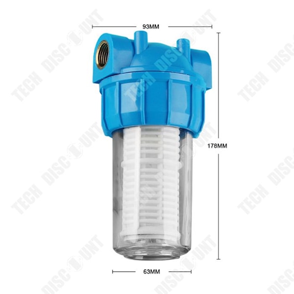 TD Sedimentfilter 9,3 x 6,3 x 17,8 cm Vattenfilter Vattenfilter Sedimentvattenfilter Backwash Pre-Filter
