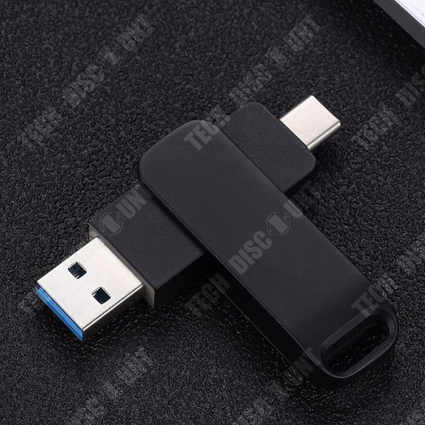 TD® Hi-Speed 3.0 128 Gt USB-muistitikku matkapuhelimelle Tabletti Type-C-liitin Matkapuhelin Tietokone