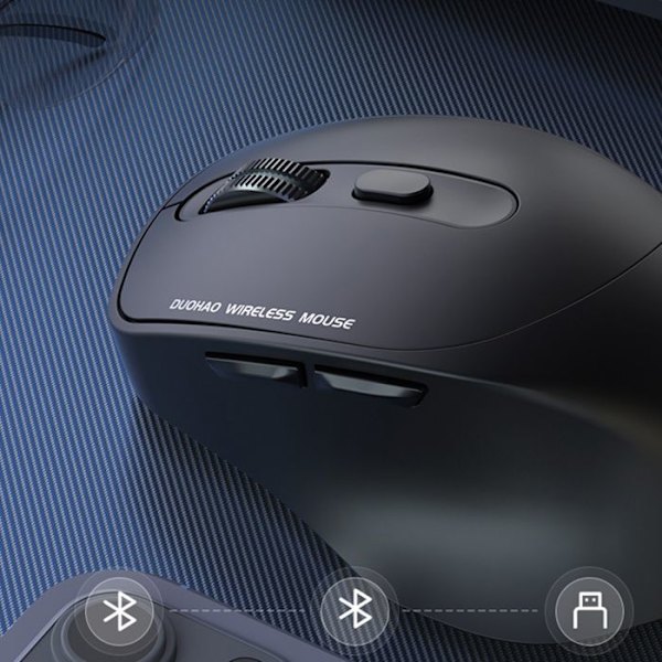 Trådlös mus - TD® - Type-C - Bluetooth - Tyst - Uppladdningsbar