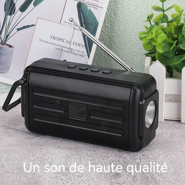 Bluetooth-högtalare - TechDiscount - Solar - Bärbar - FM-radio - 5W