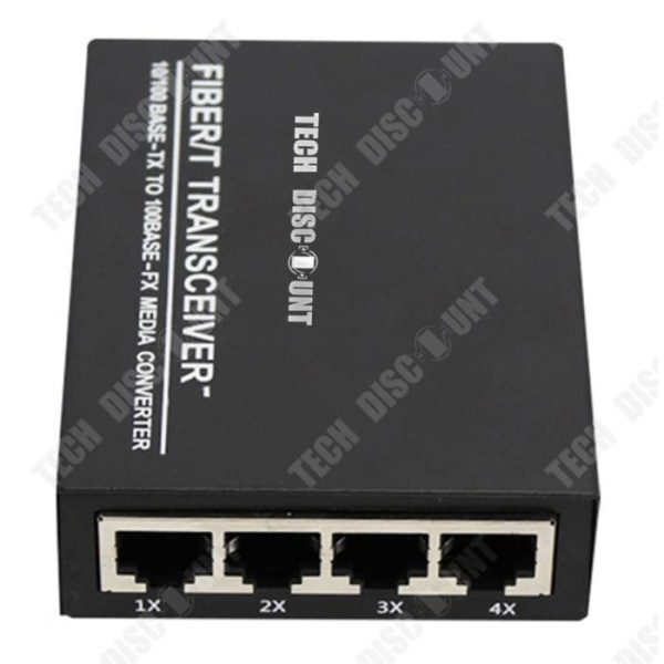 Optisk Ethernet-konverter - Tech Discount® - SC RJ45 - 10/100Mbps - 20km