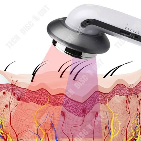 TD® EMS sex-i-ett multifunktion ultraljud mikroström massagemaskin LED färg ljus jon bantning instrument