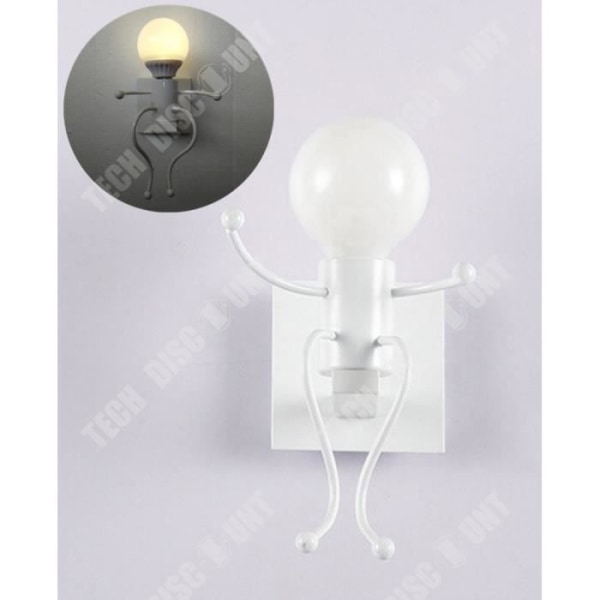 TD® Modern Mode Vägglampa Kreativ Enkelhet Design Lampetter för barnrumsbelysning Lampsockel E27*1 max Vit