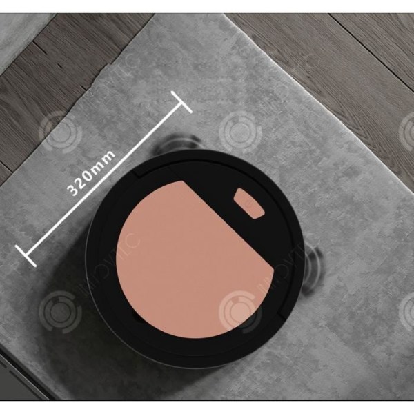 INN® Svart soprobot Smart soprobot Hemladdare Automatisk dammsugarmaskin Long Life Bat