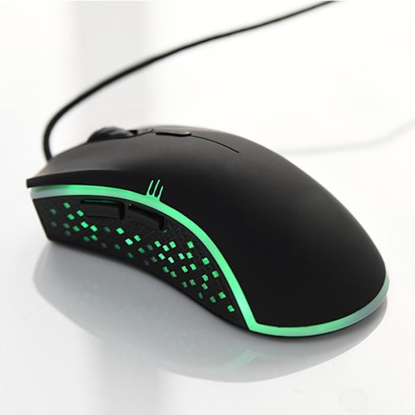 TD® USB Mouse Black RGB Gaming Cool gamingmus
