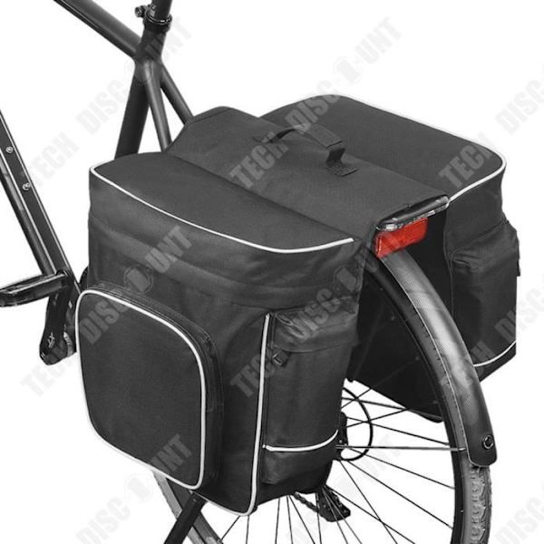 TD® Sacoche VTT 30L mellem- og kortdistance dobbeltansigt jernbane cykel taske bagage rack taske udstyr til ridning