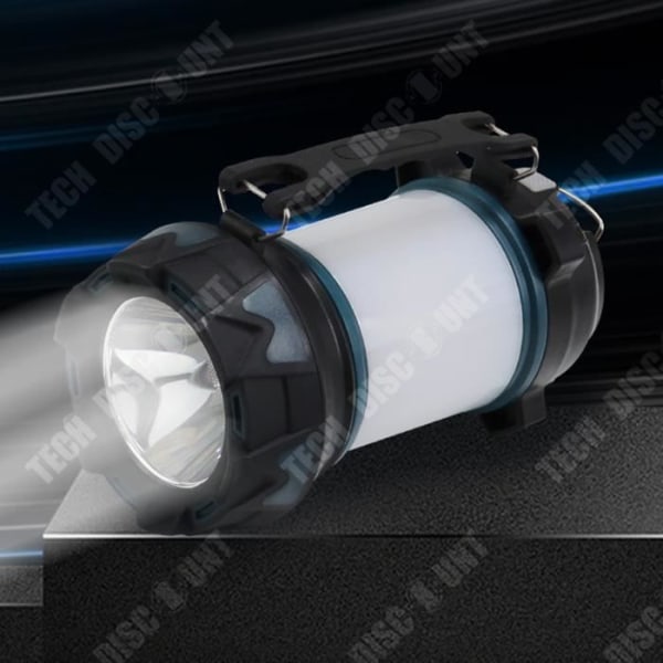 TD® Multifunktionell utomhuscampinglampa Uppladdningsbar USB-gränssnitt Tältlampa Campinglampa